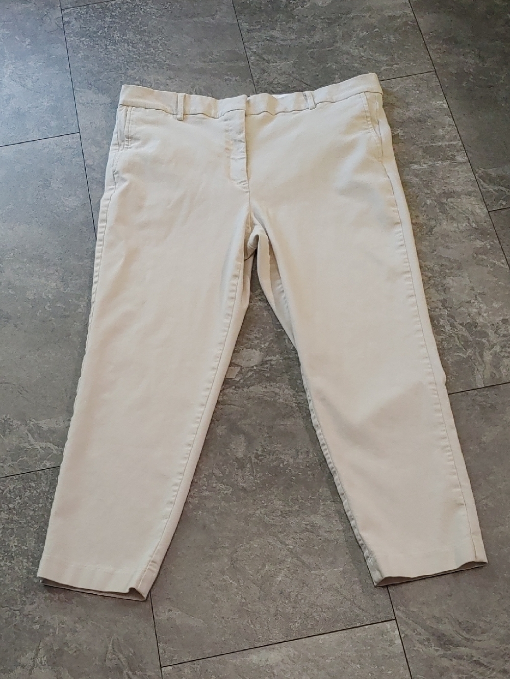 J. Jill Straight Leg Pants in Cream